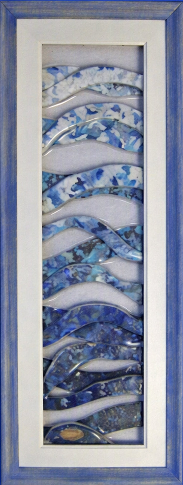 Indian Ocean, Pointe au Sel  Trapunto Art Glass